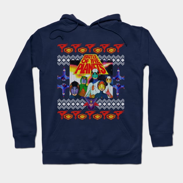 BATTLE OF THE PLANETS Ugly Sweater Exclusive Hoodie by Pop Fan Shop